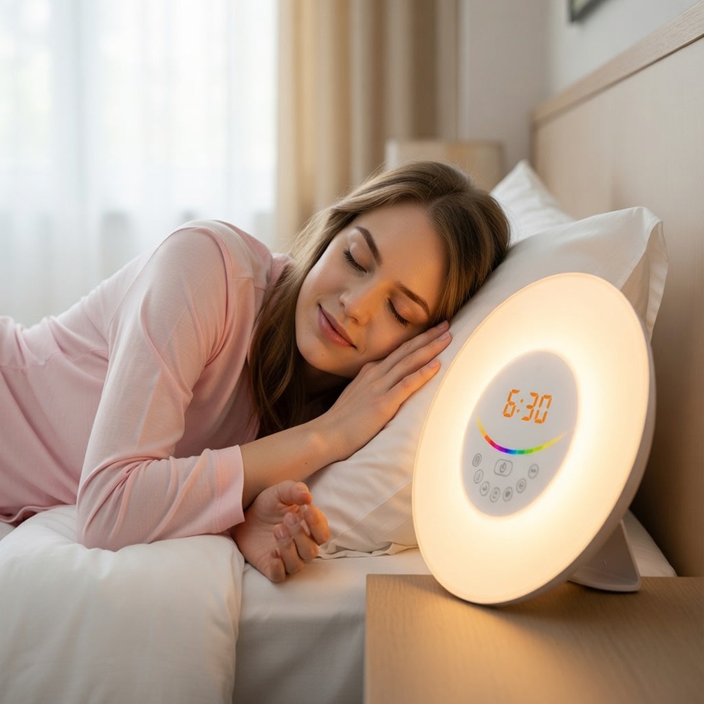 Sunrise Alarm Clock with Dual Reading Light