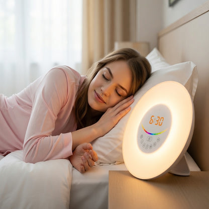 Sunrise Alarm Clock with Dual Reading Light